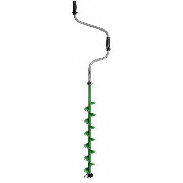 Ice auger Helios 110 Long (diameter 110 mm) two-handed, left, straight blades