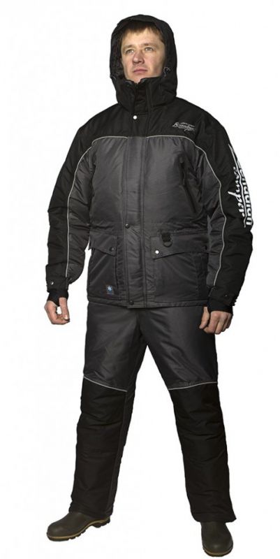 Winter fishing suit Canadian Camper Denwer Pro color Black/Gray