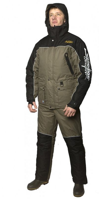 Winter fishing suit Canadian Camper Denwer Pro color Black/Stone