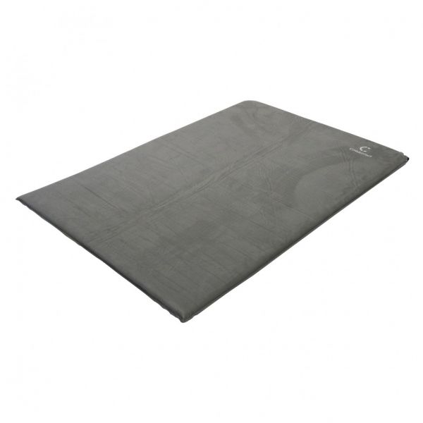 Self-inflating mat Pathfinder double, 187x130x5 cm premium gray PF-KS-01