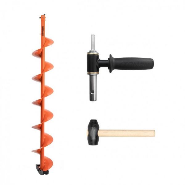 Set Tonar for motor-drill auger Motoshtorm 150R+adapter АШ-02+hammer