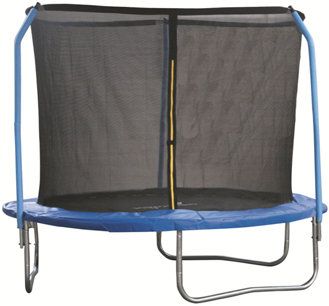Green Glade 8ft Trampoline with 3 Posts B081