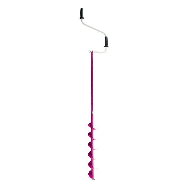 Ice drill Tornado M2 Lady (diameter 100) two-handed, telescopic, left, straight knives